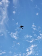 airplane in the sky