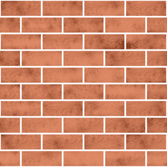 Red brick wall seamless pattern vector. Simple brown wall background. Old and dirty wall background. Design for tile, wrapping, paper, card, cover, banner, house floor, room floor, decor.