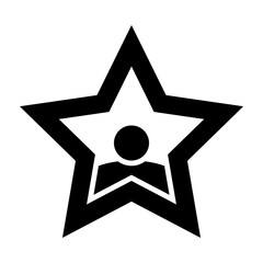 Employee Vector Glyph Icon