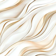 Fototapeta premium Ethereal Creamy Waves Abstract with Gold Accents Gentle Flowing Elegant Curves and Rich Subtle Texture
