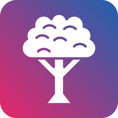 Oak Tree Icon Style