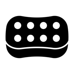 Sponge Vector Glyph Icon Design