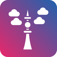 Fernsehturm Berlin Icon Style © designing ocean