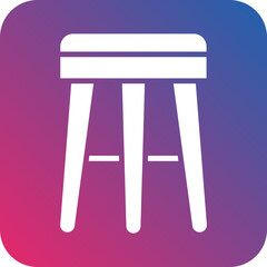 Bar Stool Icon Style