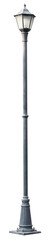 Lamp post. Vintage Lamp post street road light pole. Decorative street lamp-post isolated.