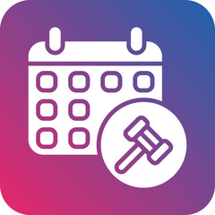 Court Date Icon Style