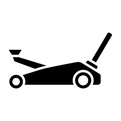 Car Jack Vector Glyph Icon Design