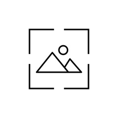 Picture Focus line icon