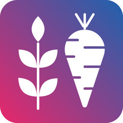 High Fiber Food Icon Style