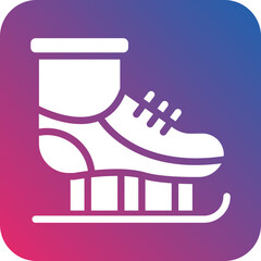 Ice Skates Icon Style