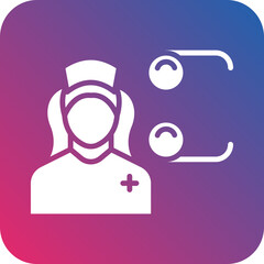 Optician Female Icon Style