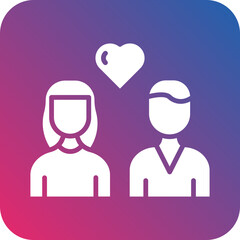 Happy Couple Icon Style