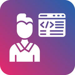 Citizen Developer Male Icon Style