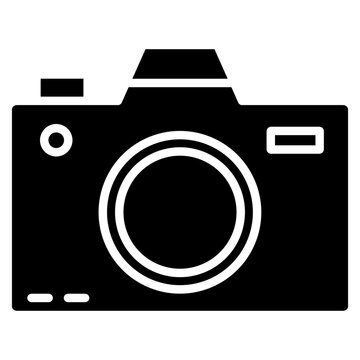 Fototapeta Camera line icon style