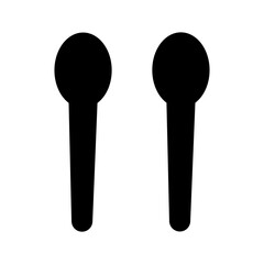 Spoon line icon style
