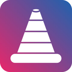 Traffic Cone Icon Style