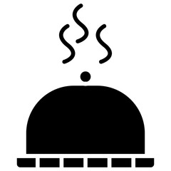 Platter line icon style