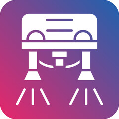 Flyboarding Icon Style