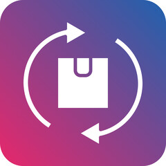 Recyclable Packaging Icon Style