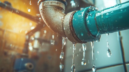 Plumber at Work, skilled technician repairing and installing plumbing systems in a residential building, optimizing water flow and preventing leaks for homeowner satisfaction