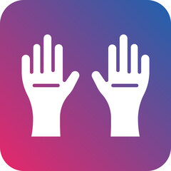 Protective Gloves Icon Style