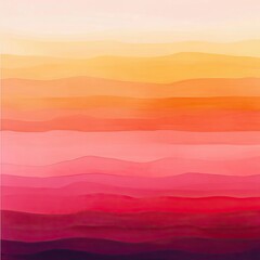 Sunset Color Gradient Texture Watercolor Design for Commercial Use
