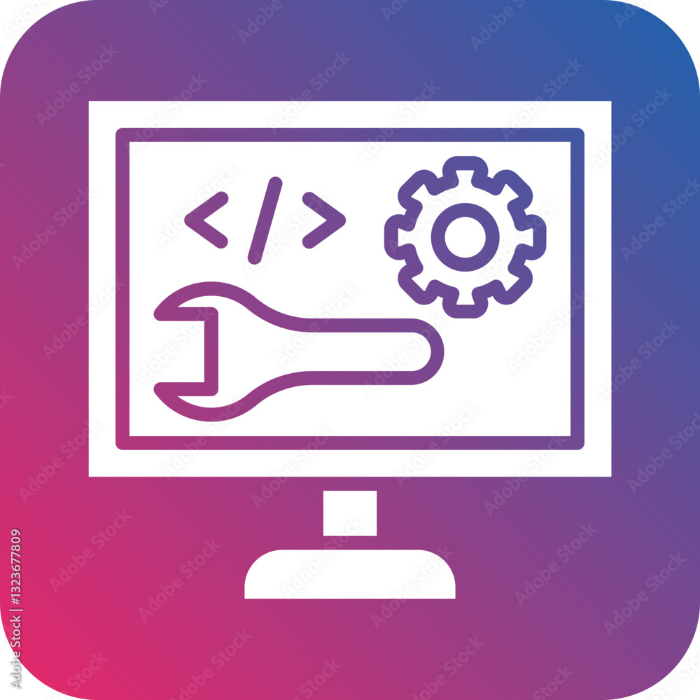 Poster dev environment icon style