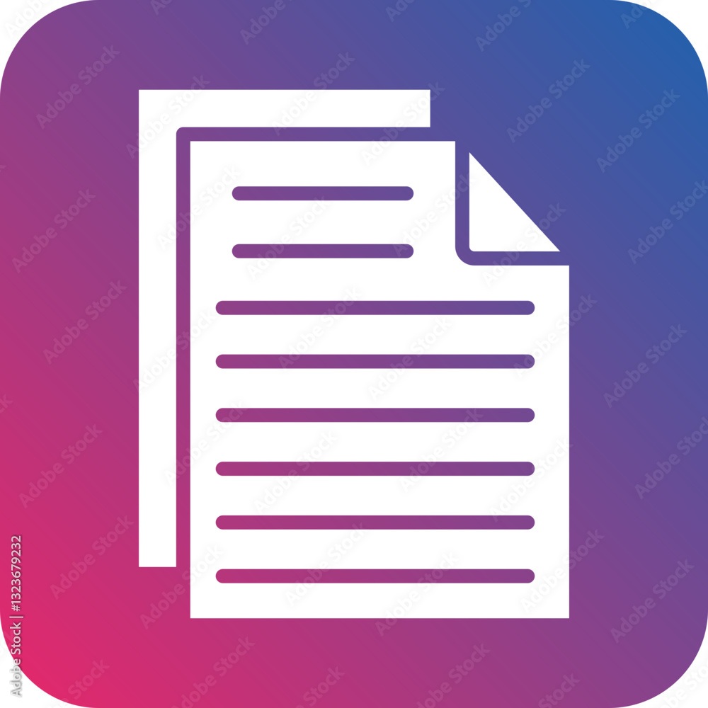 Poster files icon style