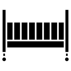 Crib Line Icon Style