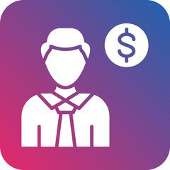 Employee Costs Icon Style