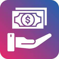 Loan Money Icon Style