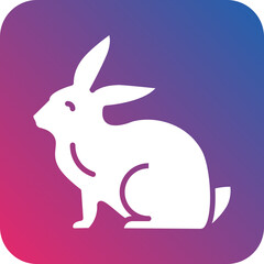 Easter Bunny Icon Style
