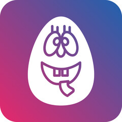 Painting Egg Icon Style