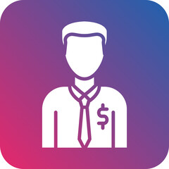 Salesman Icon Style