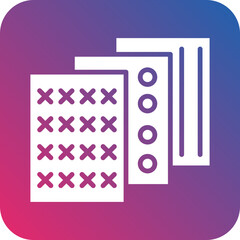 Color Fabric Icon Style