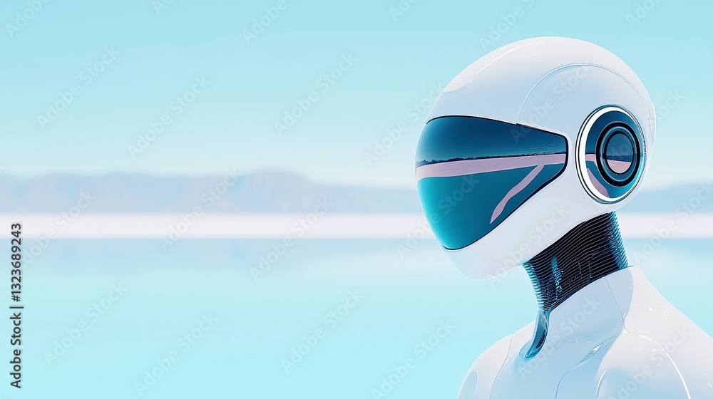 Poster ai journey planner, innovative robot optimizing travel experiences, designed for personalized itiner
