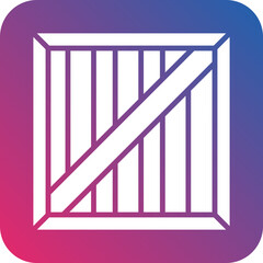 Crate box Icon Style