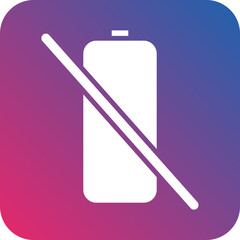 No Battery Icon Style