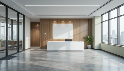 Obraz premium Modern Interior Design with Spacious Living Area and Elegant Architecture