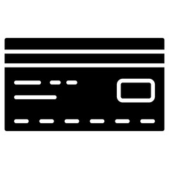 Credit Card Line Icon Style