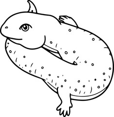 lizard doodle reptiles