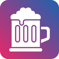 Beer Mug Icon Style