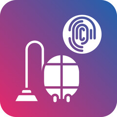 Biometric Vacuum Icon Style