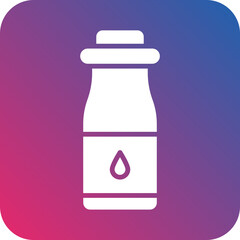 Milk Bottle Icon Style