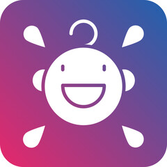 Crying Baby Icon Style