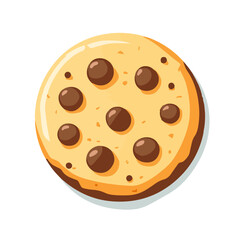 My Simple flat 2D icon cookie isolated on transparent background, vector, flat design, animation design, simple flat 2D icon, clipart