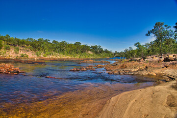 Sweetwater Pool, along the Jatbula Trail, in the tropical Nitmiluk National Park, Katherine, Northern Territory, Australia. 
