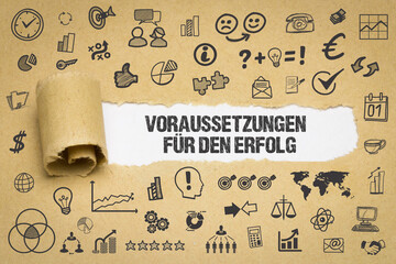 Voraussetzungen für den Erfolg	
