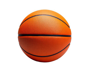 Obraz premium A full shot of an orange basketball