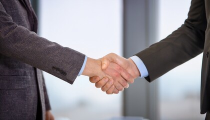 The handshake is a bridge in the world of commerce.  